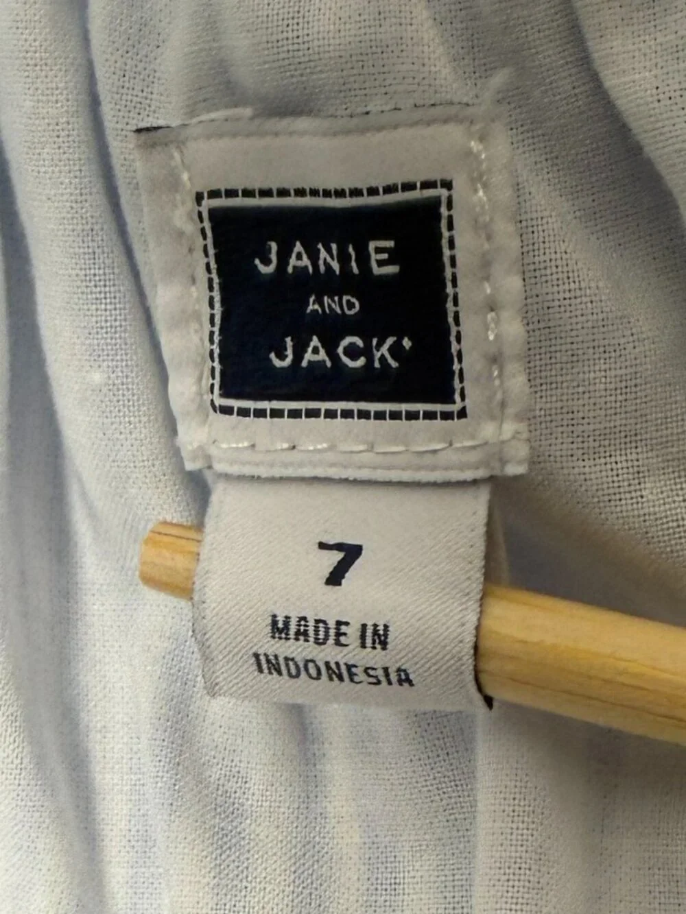 Janie & Jack Girls Short Romper Blue White Stripes with Lemons 100% Cotton Sz 7